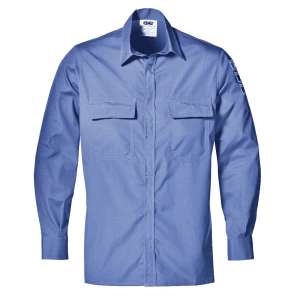Koszula trudnopalna multinorma SIR Polytech  niebieska 