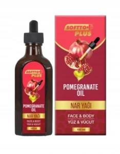 Softto Plus Regenerujący Olejek z Granatu do Twarzy, Ciała i włosów 100 ml
