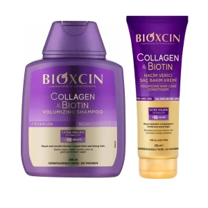 Zestaw Bioxcin COLLAGEN&BIOTIN Szampon + odżywka 300 ml +250 ml