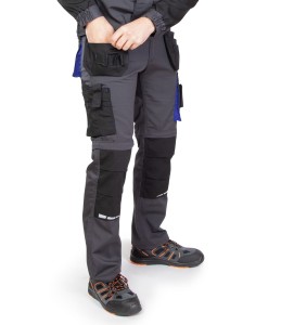 Spodnie robocze męskie  - odpinane nogawki Seven Kings Topaz/stal