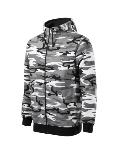 Bluza męska moro Malfini Camo Zipper 19