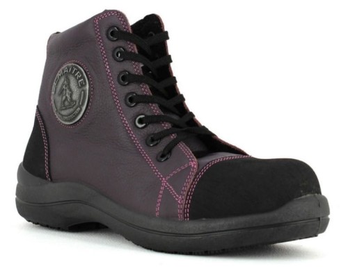 Buty robocze damskie trzewiki Libertin high s3 plum SRC