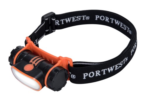 Latarka czołowa LED USB Portwest PA70