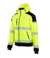 Kurtka robocza męska ostrzegawcza Brixton Flash Softshell BF010