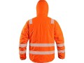 Kurtka robocza męska ostrzegawcza ocieplana CXS Chester pomarańczowa