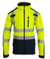 Kurtka robocza Softshell Brixton Flash BF005 ostrzegawcza