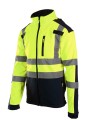Kurtka robocza Softshell Brixton Flash BF005 ostrzegawcza