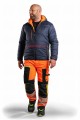 Kurtka robocza męska ostrzegawcza ocieplana CXS Chester pomarańczowa