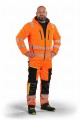 Kurtka robocza męska ostrzegawcza ocieplana CXS Chester pomarańczowa