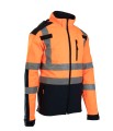 Kurtka robocza Softshell Brixton Flash BF005 ostrzegawcza