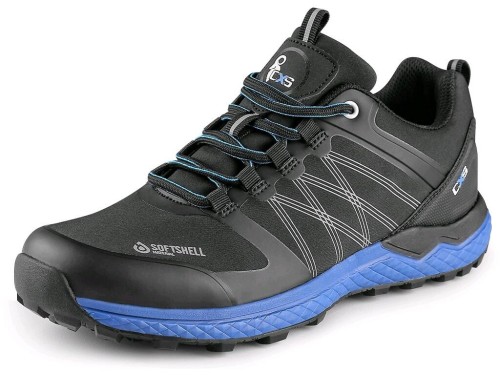 Buty sportowe unisex CXS Sport Softshell czarno-niebieskie
