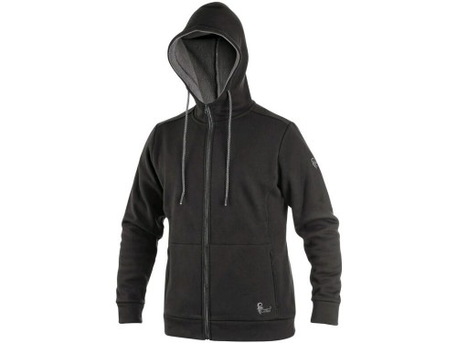 Bluza dresowa męska CXS harrison czarno - szara