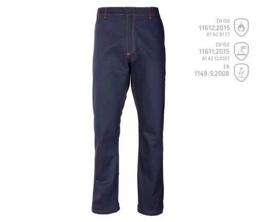 Spodnie robocze męskie trudnopalne Profflam Antistatic
