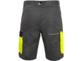 Spodnie robocze męskie krótkie CXS Phoenix Zefyros szaro-żółte