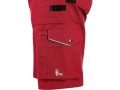Spodnie robocze męskie krótkie CXS Stretch czerwone