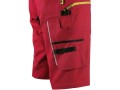 Spodnie robocze męskie krótkie CXS Stretch czerwone