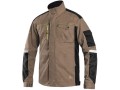 Bluza robocza męska CXS Stretch beżowo-czarna