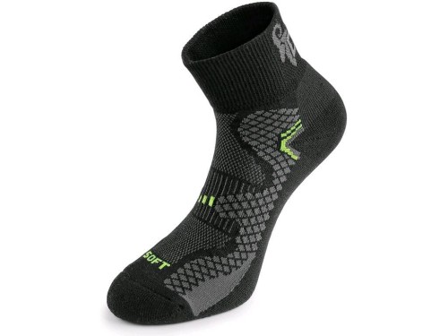 Skarpety męskie CXS Soft czarno-żółte