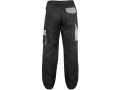 Spodnie robocze męskie CXS Luxy Josef czarno szare