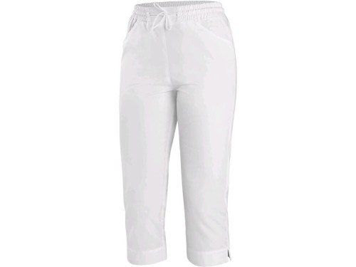 Spodnie robocze damskie 3/4 CXS Amy białe