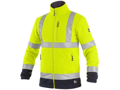 Bluza polarowa ostrzegawcza żółta męska cxs preston
