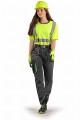 Spodnie robocze damskie CXS Sirius Aisha szaro-zielone