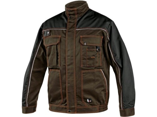 Bluza robocza męska CXS Orion Otakar brązowo-czarna