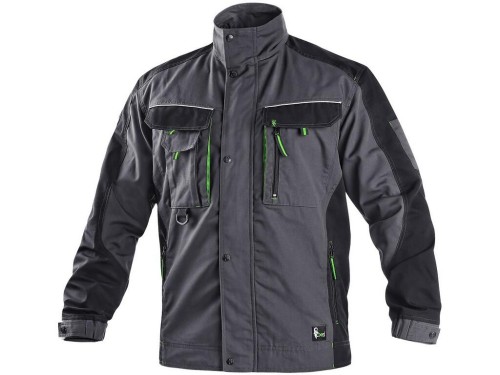 Bluza robocza męska zimowa CXS Sirius Lucius, szaro-zielona