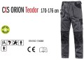 Spodnie robocze męskie CXS Orion Teodor , 170-176 cm, szaro-czarne