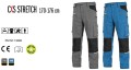 Spodnie robocze męskie CXS Stretch, 170-176cm, niebieskie