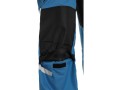 Spodnie robocze męskie ogrodniczki 170-176 cm, CXS Stretch, niebieskie