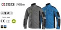 Bluza robocza męska CXS Stretch, 170-176 cm, niebiesko-czarna