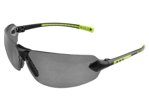 Okulary ochronne  CXS Fossa, lustrzane szkło, czarno - zielone
