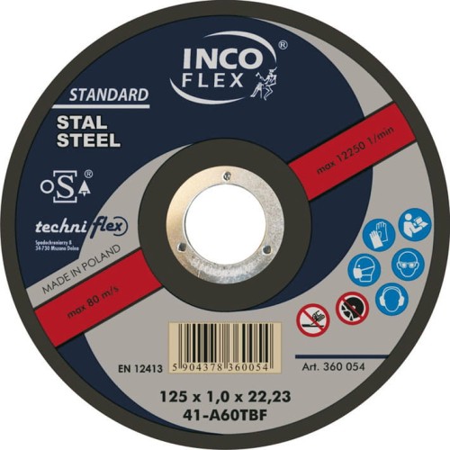 Tarcza płaska T1A 115x2.5x22,23