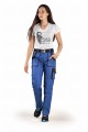 Spodnie robocze damskie Luxy Elena niebieskie