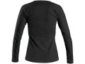 Koszulka robocza damska, CXS Mary, długi rękaw, czarna