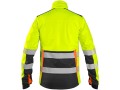 Kurtka robocza męska ostrzegawcza softshell CXS Benson żółta