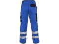 Spodnie robocze męskie cxs luxy bright odblask niebieskie