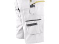 Spodnie robocze męskie krótkie CXS Stretch białe