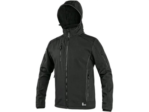 Kurtka męska softshell CXS Durham czarna