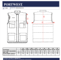 Kamizelka robocza męska ocieplana Portwest Shetland S414
