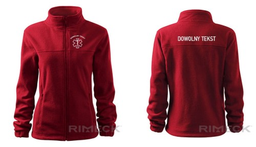 Bluza polarowa medyczna damska z logo