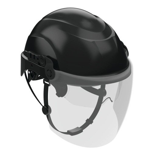 ATRA 20S - Przemysłowy hełm ochronny z wizjerem i osłoną zewnętrzną - elektroizolacyjny czarny