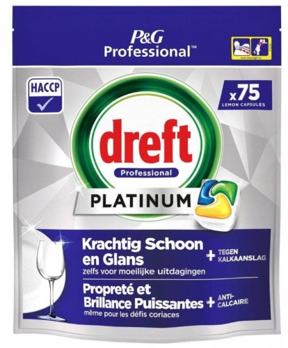 Kapsułki do zmywarki 75szt Dreft Platinium All in One Lemon Professional