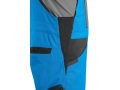 Spodnie robocze męskie ogrodniczki CXS Solis Flex niebieskie