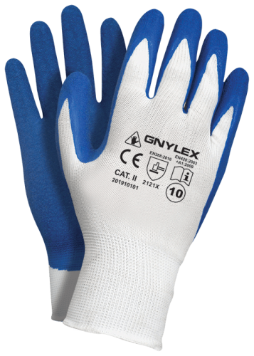 Rękawice robocze powlekane lateksem Gnylex Set A