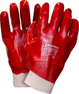 Rękawice robocze RED PVC 