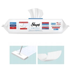 Sleepy mokre wkłady do mopa 50szt w opak. ekstra mocne z wybielaczem