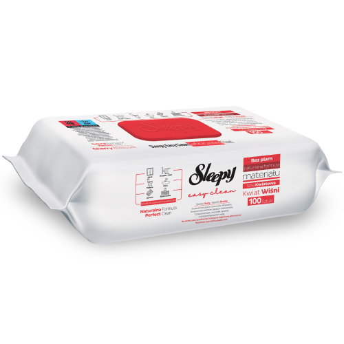 Sleepy Easy Clean uniwersalne chusteczki do czyszczenia zapach kwiatu wiśni 100szt
