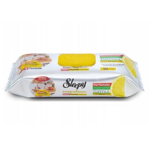 Sleepy Easy Clean uniwersalne chusteczki do czyszczenia zapach cytryny
